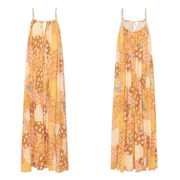 ✨SALE✨NWT Spell & The Gypsy Freda Strappy Maxi Dress Size Large - Picture 14 of 16